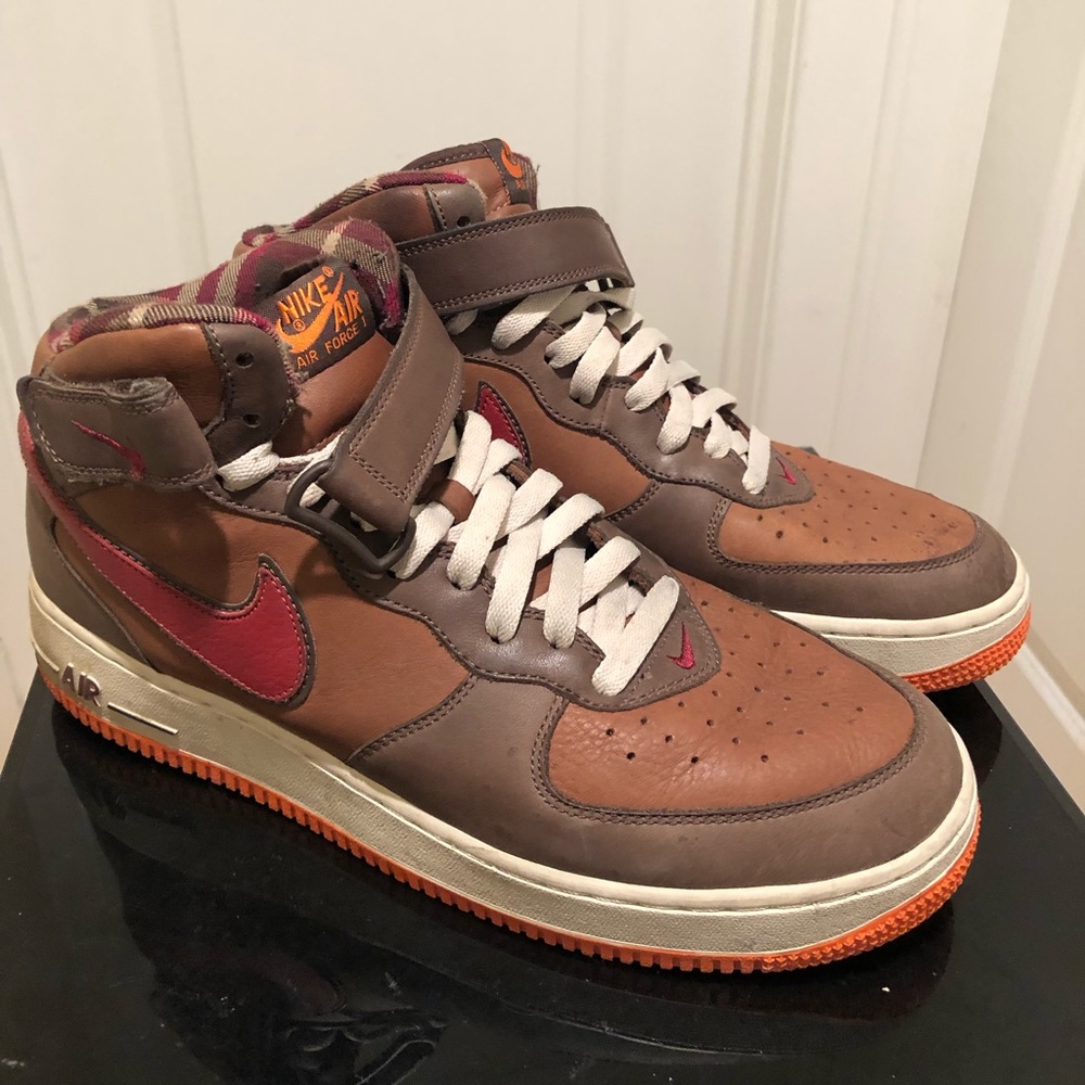 Brown / Nike Air Force One’s / Size 10.5 US Mens